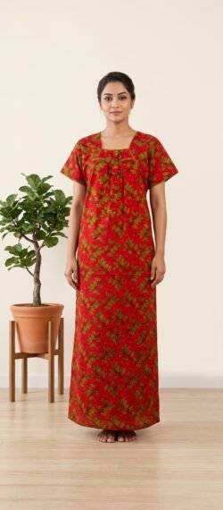 Piping Nighty Free Size(XXL)-PPG30