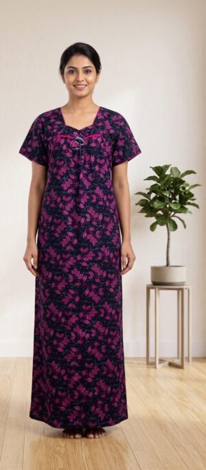 Piping Nighty Free Size(XXL)-PPG37