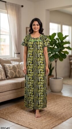 Piping Nighty Free Size(XXL)-PPG40