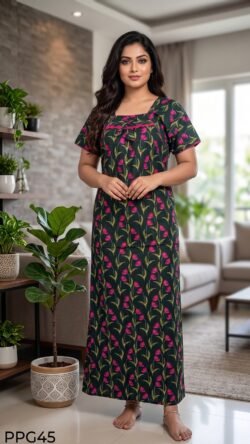 Piping Nighty Free Size(XXL)-PPG45