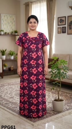 Piping Nighty Free Size(XXL)-PPG61
