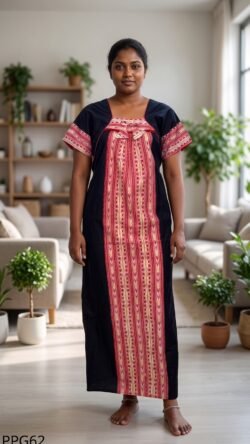 Piping Nighty Free Size(XXL)-PPG62