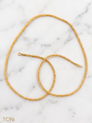 Gopi Thaadu(Hand Made) Thaali chains Micro Gold Plated 24 inches TC96