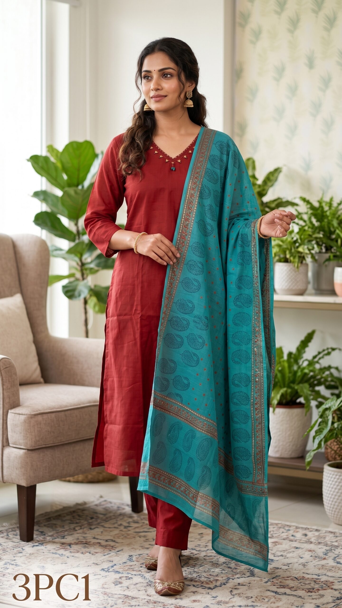 Three Piece Suit For Women -3PC1