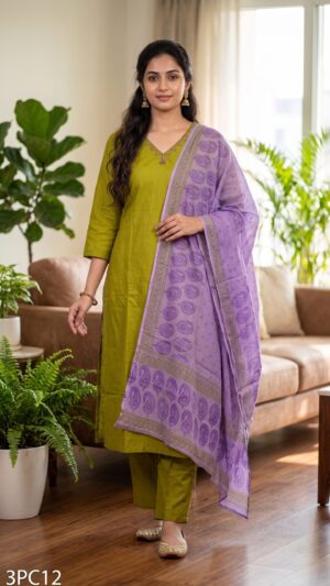 Three Piece Suit For Women -3PC12