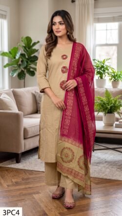 Three Piece Suit For Women -3PC4