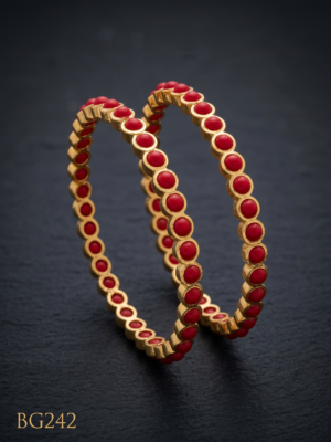 Panchaloha Coral (Pagadam) Bangle -BG242