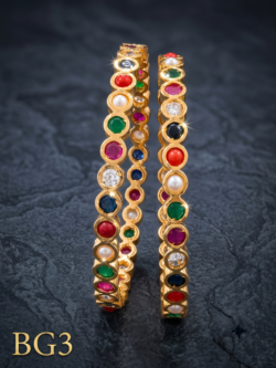 Panchaloham Navaratna Bangle -BG3