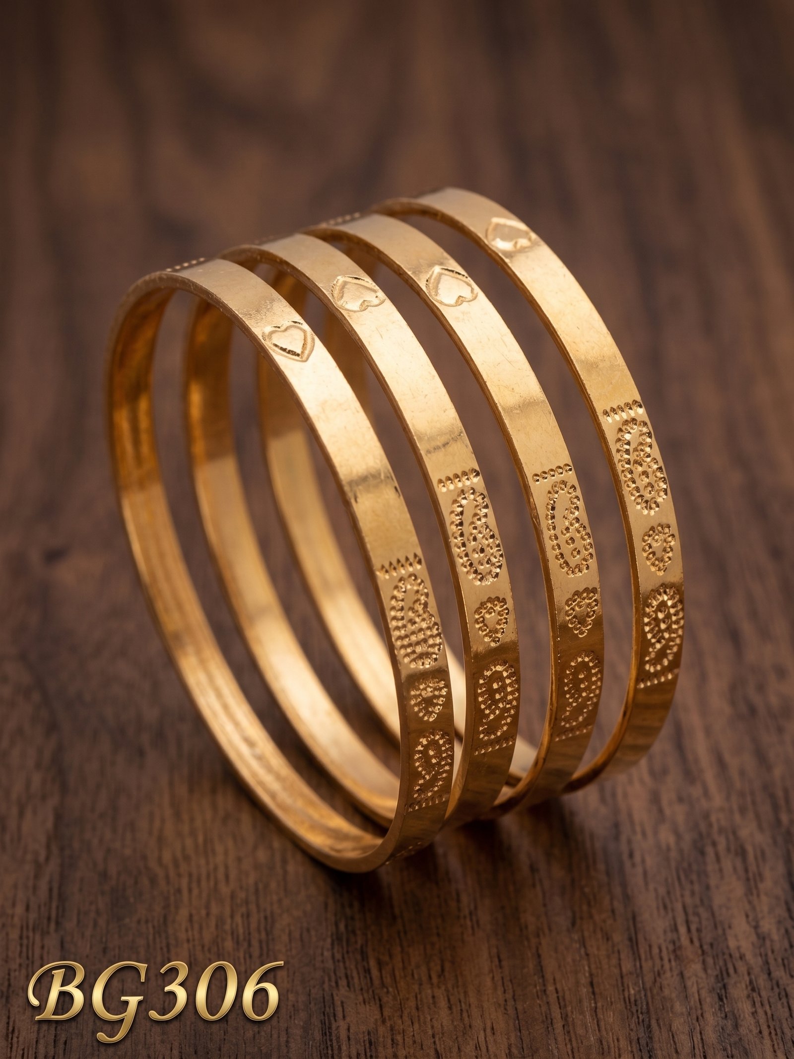 Unpolished Panchaloha Bangle 2.12 Size-BG306