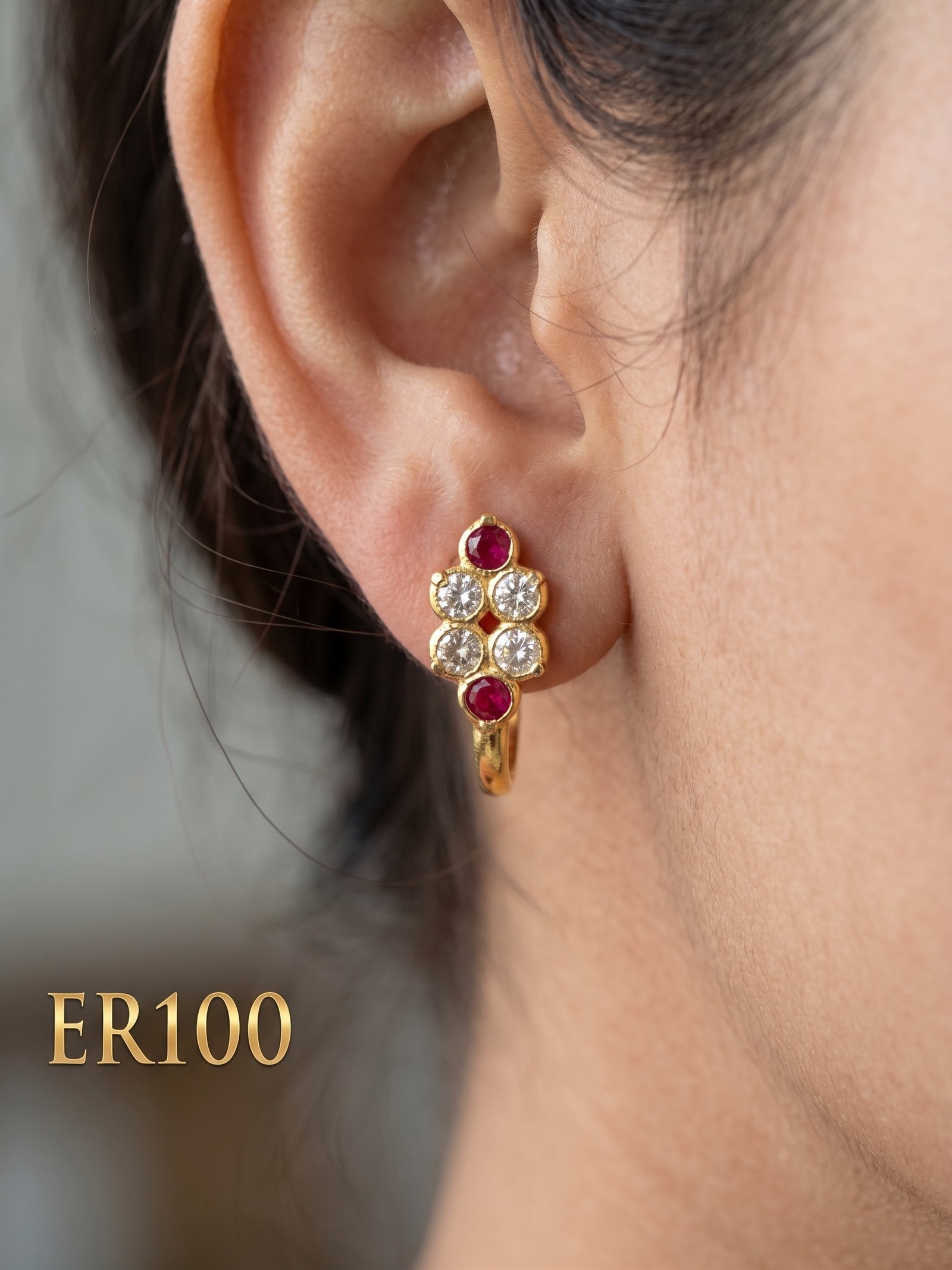 Panchaloham Earring Screw Back-ER100
