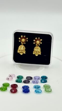 Jhumkha Changable stones -JH119