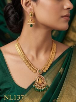 Nakshi Model Necklace  With Ear Rings-NL137