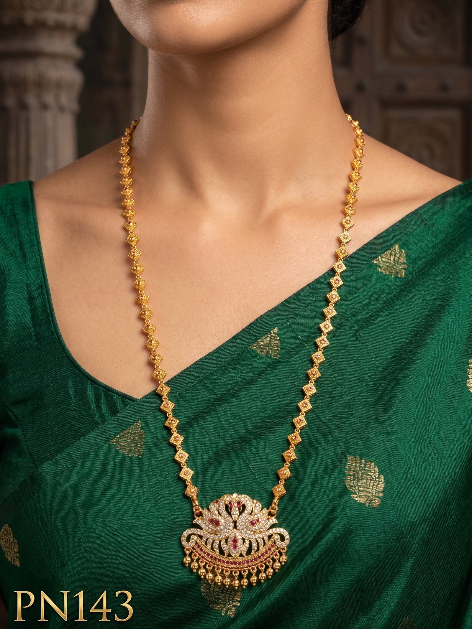 Panchaloham Necklace 30 inches Length-PN143