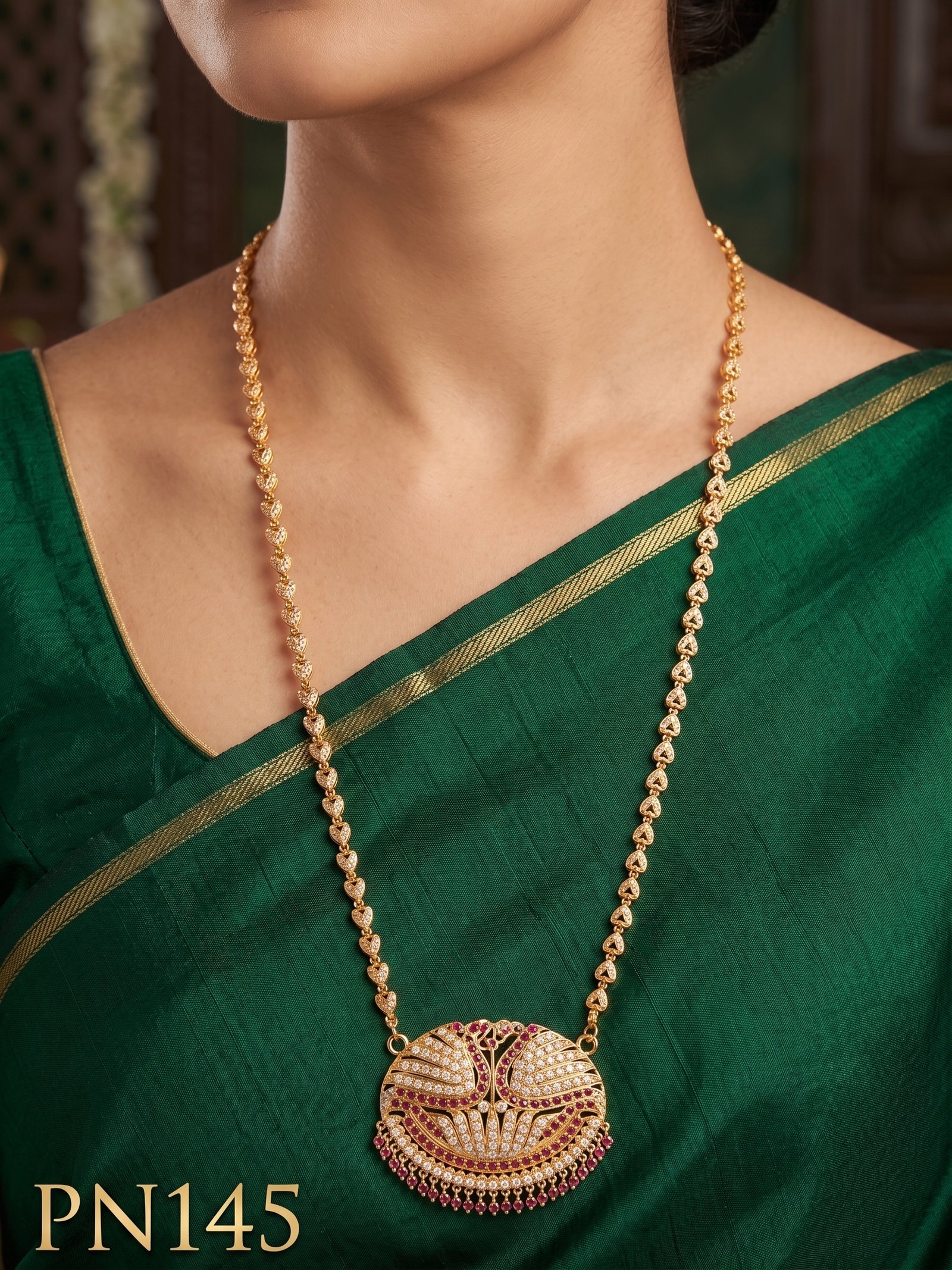 Panchaloham Necklace 30 inches Length-PN145