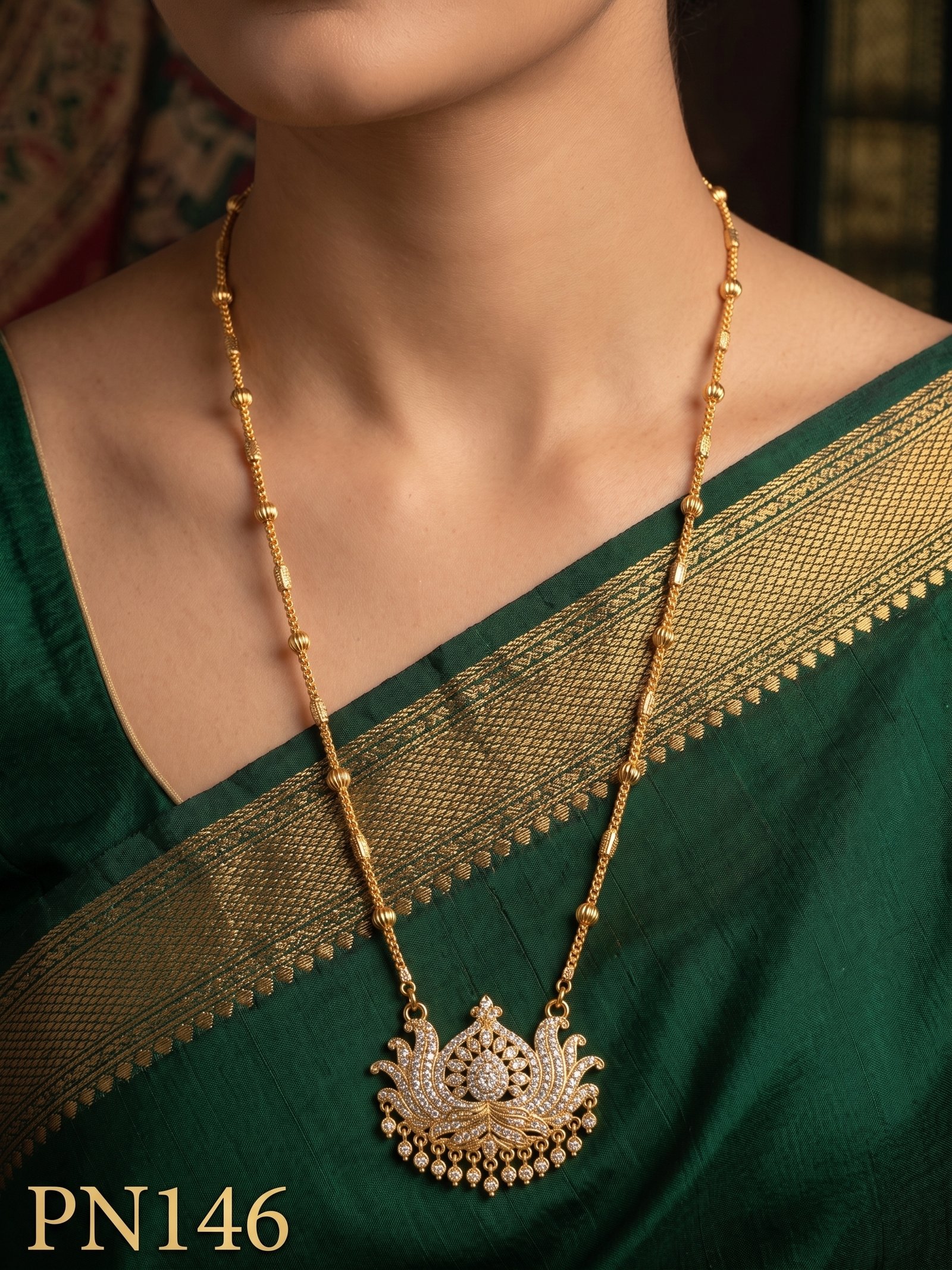 Panchaloham Necklace 30 inches Length-PN146