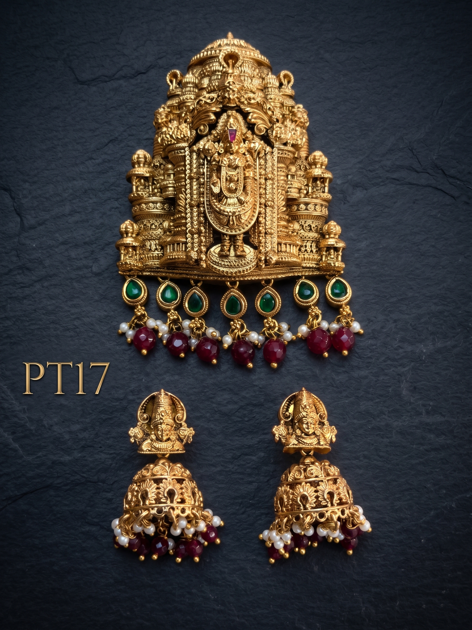 Pendant With Ear Rings-PT17