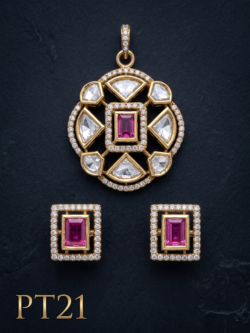 Pendant With Ear Rings-PT21