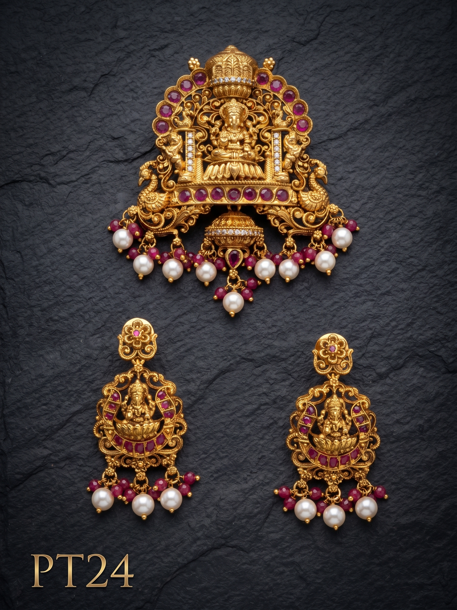 Pendant With Ear Rings-PT24