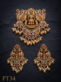 Pendant With Ear Rings-PT34