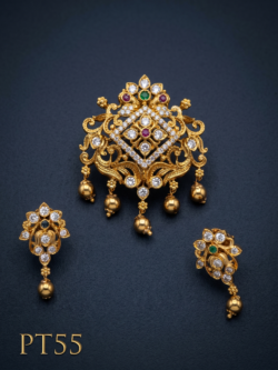 Pendant With Ear Rings-PT55