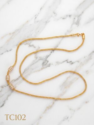 Thaali chains Micro Gold Plated 24 inches TC102