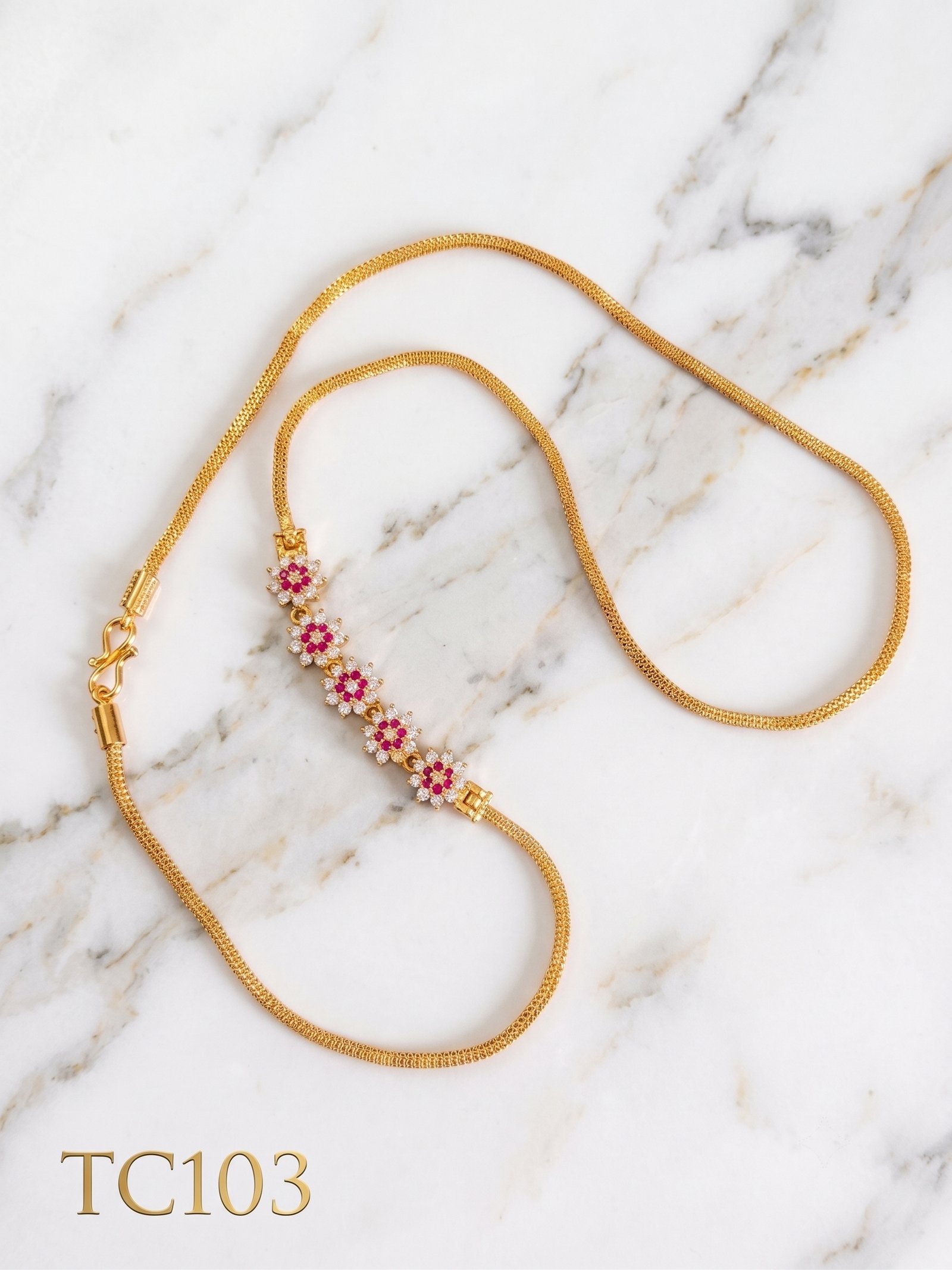 Thaali chains Micro Gold Plated 24 inches TC103