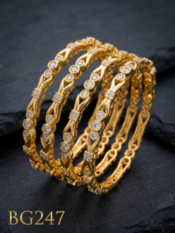 Panchaloha   Bangle Set of 4 pcs-BG247