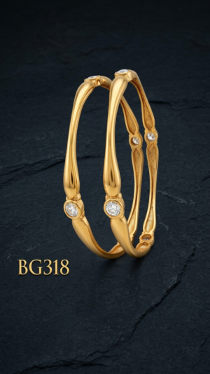 Unpolished Panchaloha Stone Bangle-BG318