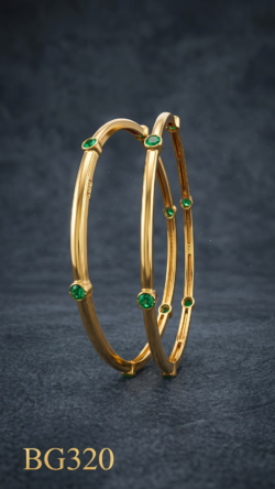 Unpolished Panchaloha Stone Bangle-BG320