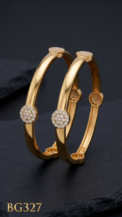 Unpolished Panchaloha Stone Bangle-BG327