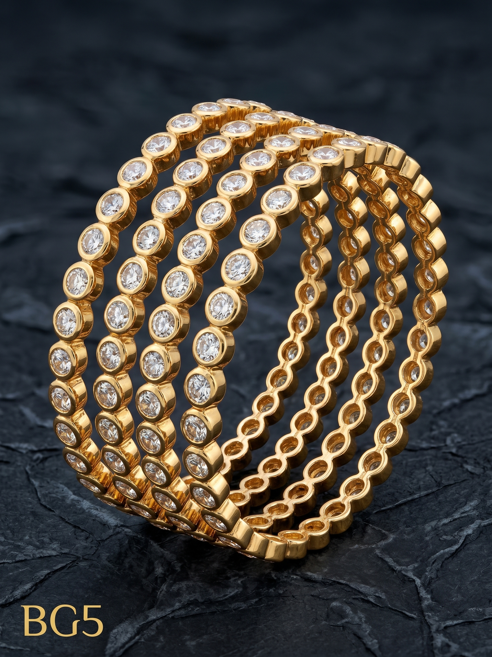 Panchaloham Bangle Set of 4 pcs-BG5