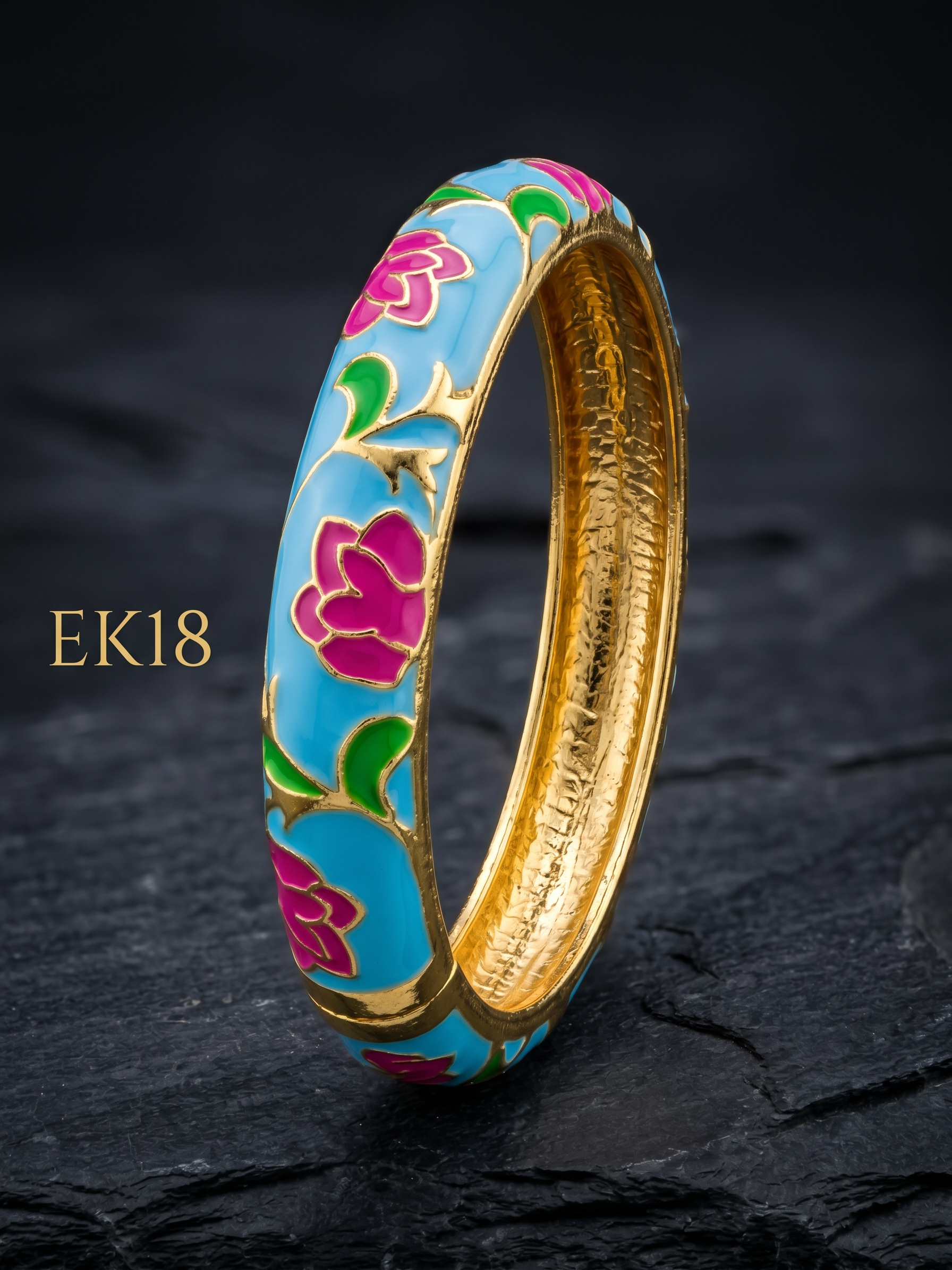 Enamel Openable Bangle-EK18