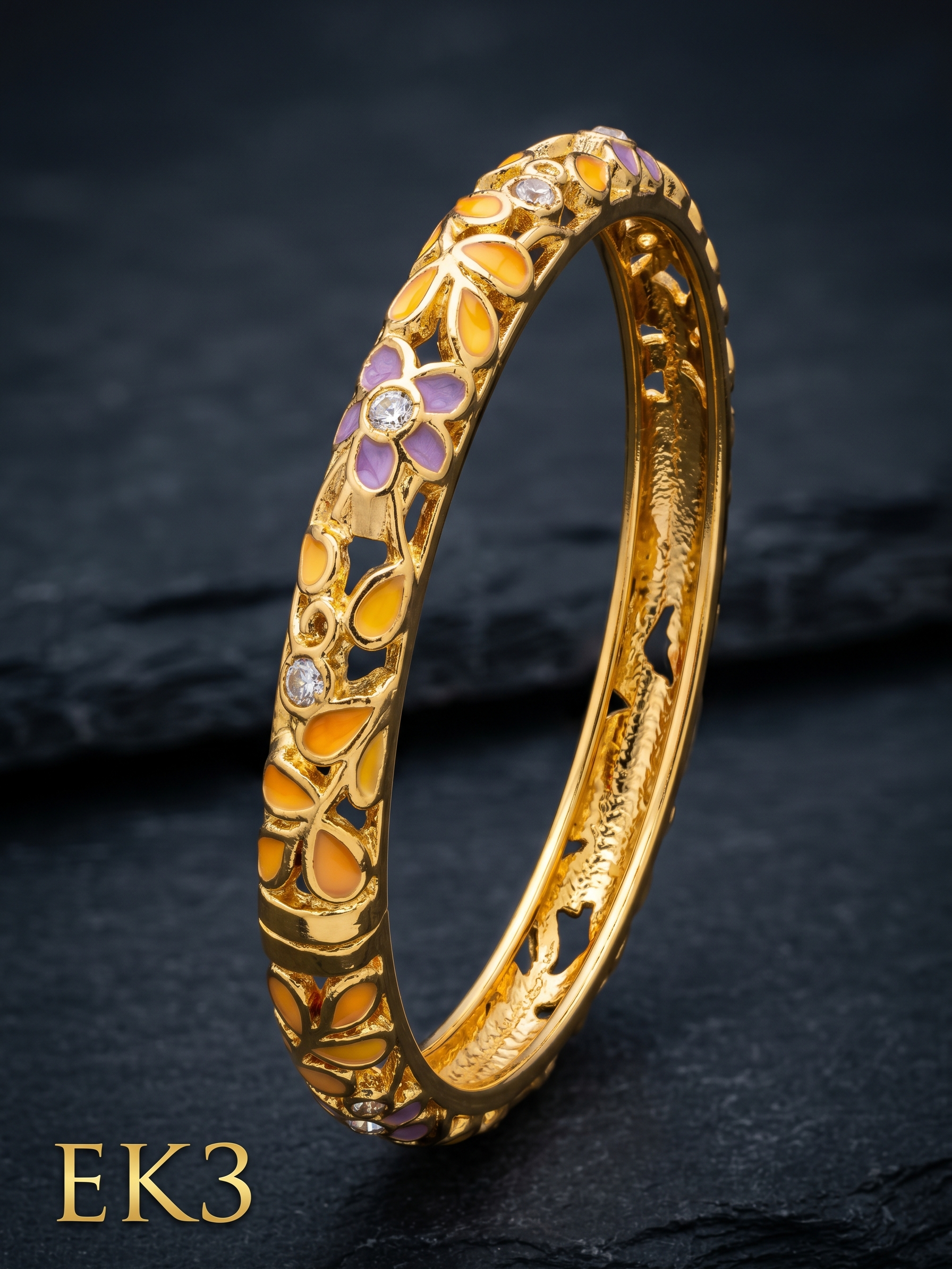 Enamel Openable Bangle-EK3