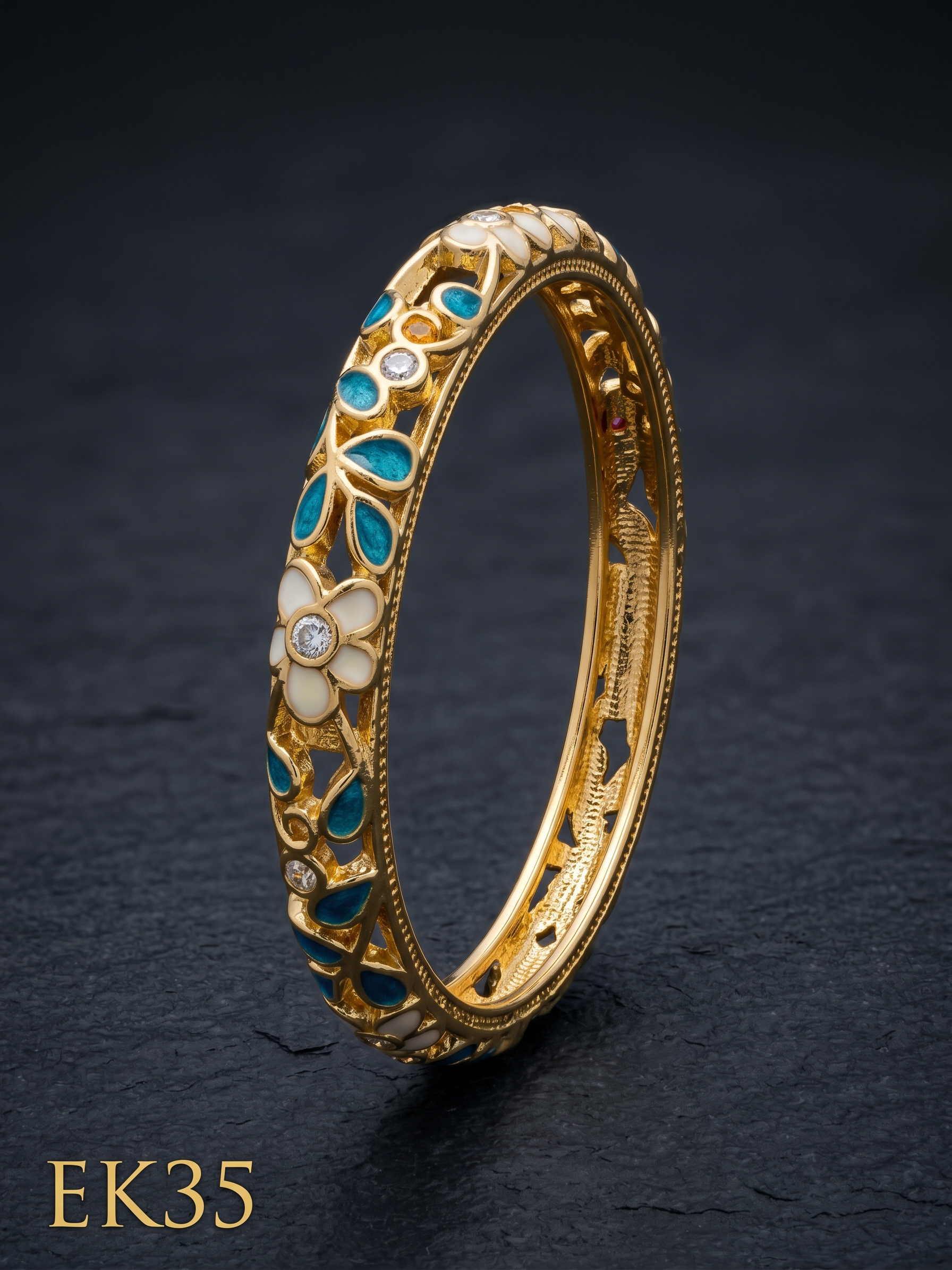Enamel Openable Bangle-EK35