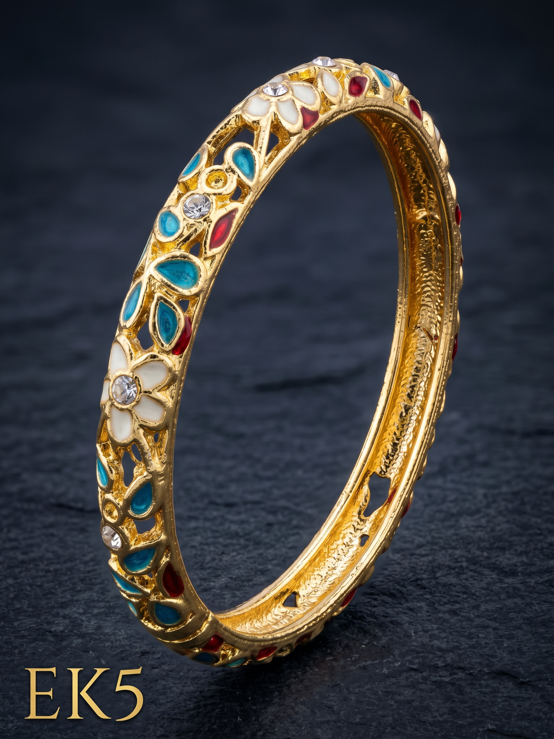 Enamel Openable Bangle-EK5
