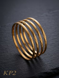 Kids Unpolished Panchaloha Bangle-KP2