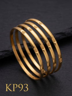 Kids Unpolished Panchaloha Bangle Set Of 4 Bangles-KP93